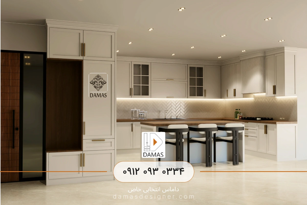 طراحی و اجرای کابینت آشپزخانه در کرج